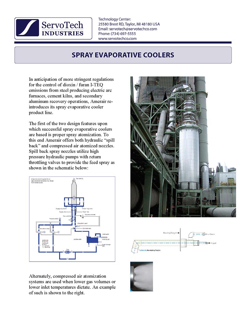 Spray Evaporative Coolers